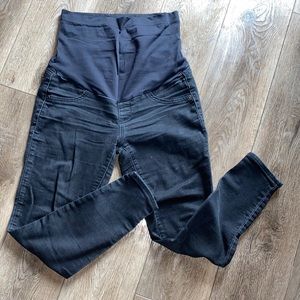 a:glow Women's Skinny Maternity Jeans in Black